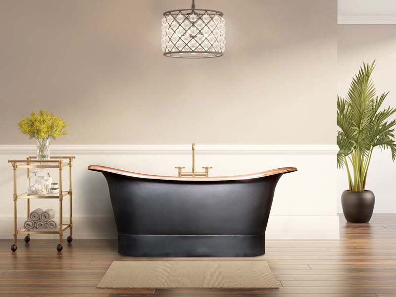 Lavabo Badezimmer, oval, aus Epoxidharz