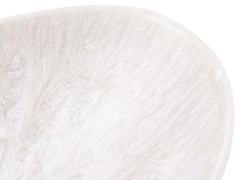 Lavabo Badezimmer, oval, aus Epoxidharz