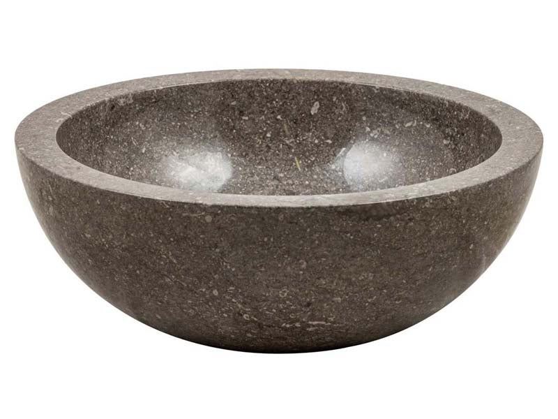 Badezimmer Lavabo, Stein rund grau