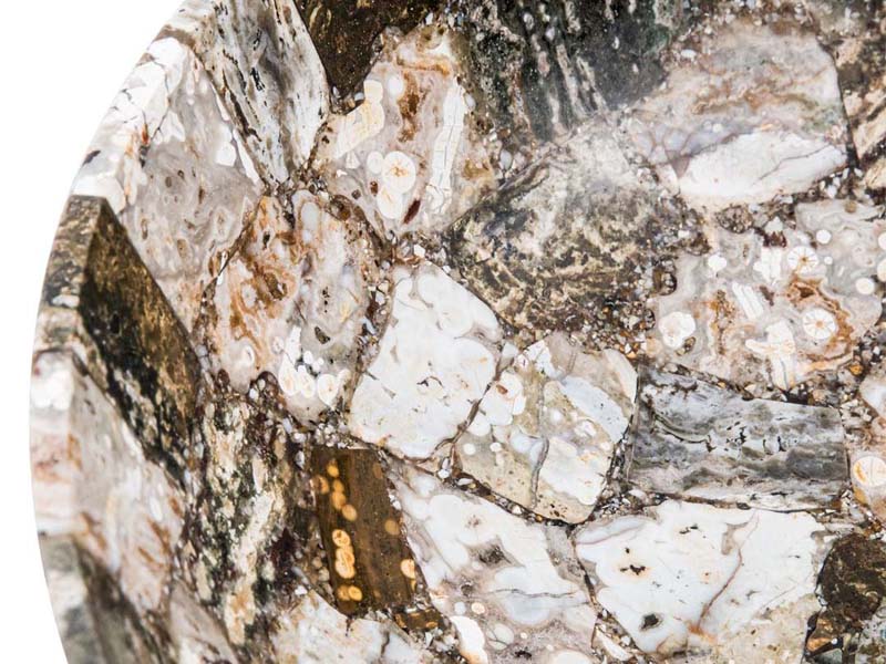 Lavabo Stein, Halbedelstein Jaspis, rund, Waschbecken