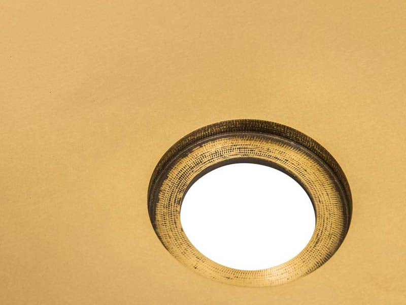 Lavabo Vintage Gold rund