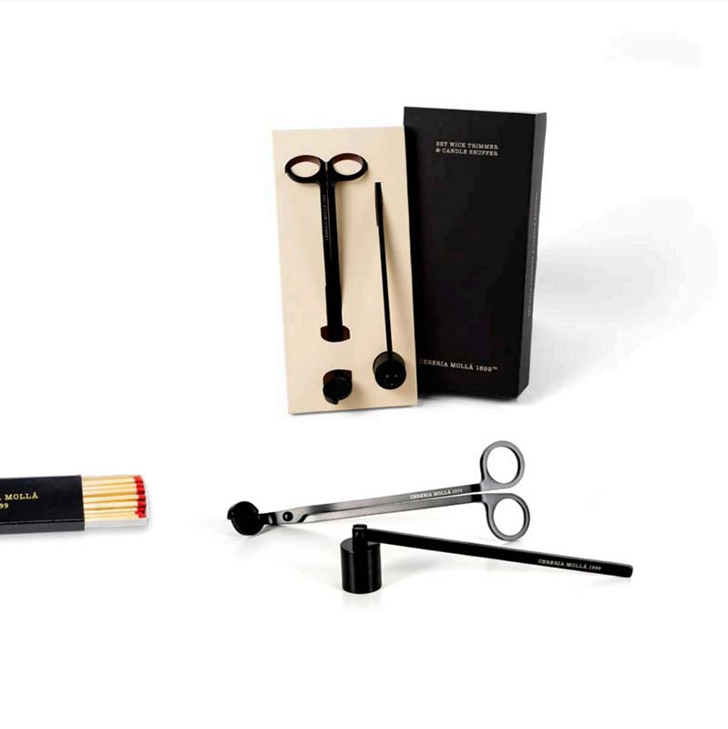 Cereria Molla Set Dochtschneider + Kerzenlöscher