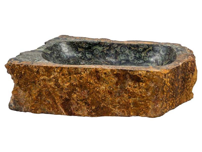 Lavabo Stein Jaspis handgemachtes Waschbecken