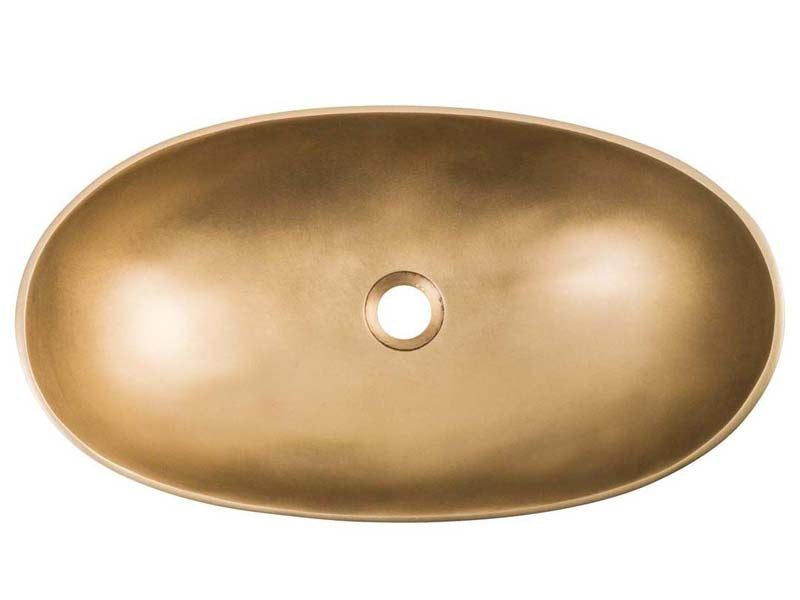 Lavabo Vintage Bronze Gold oval