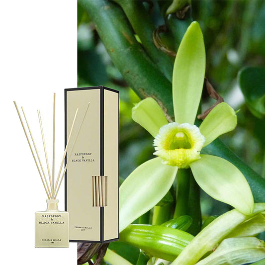 Cereria Molla Diffuser Schwarze Vanille & Himbeere 